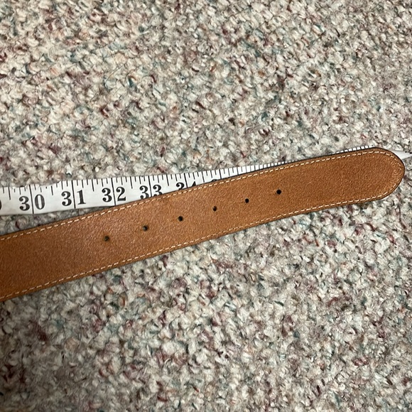 Handmade pig buckle leather belt - Picture 6 of 7